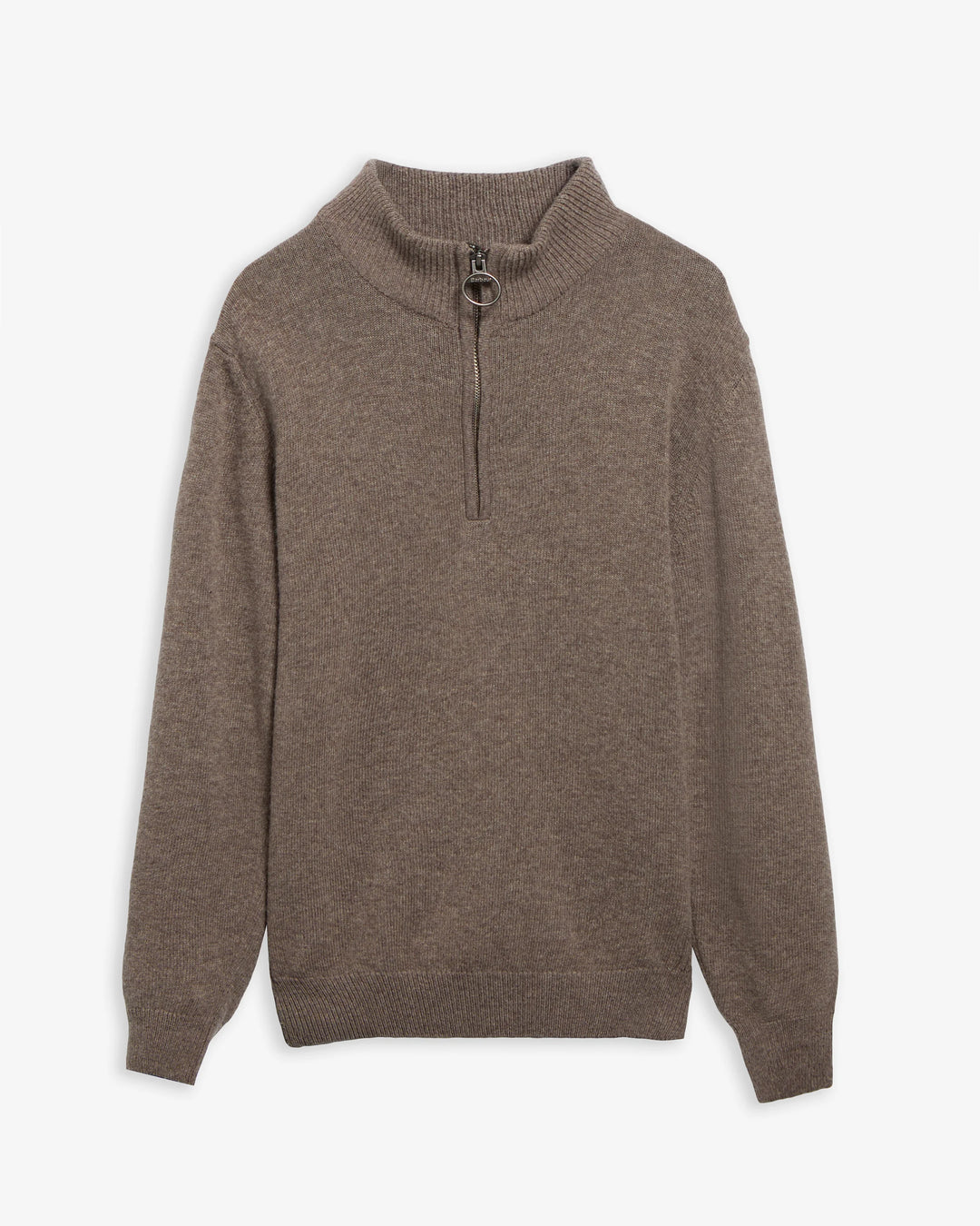 Barbour Holden Half Zip Knit Sweater - Military Marl