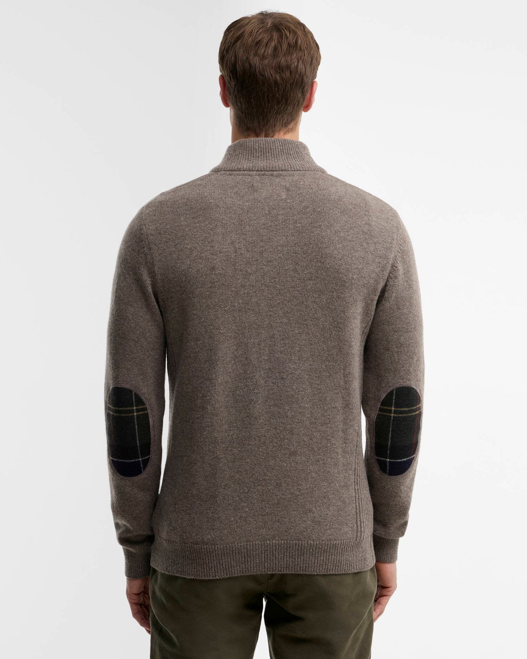 Barbour Holden Half Zip Knit Sweater - Military Marl