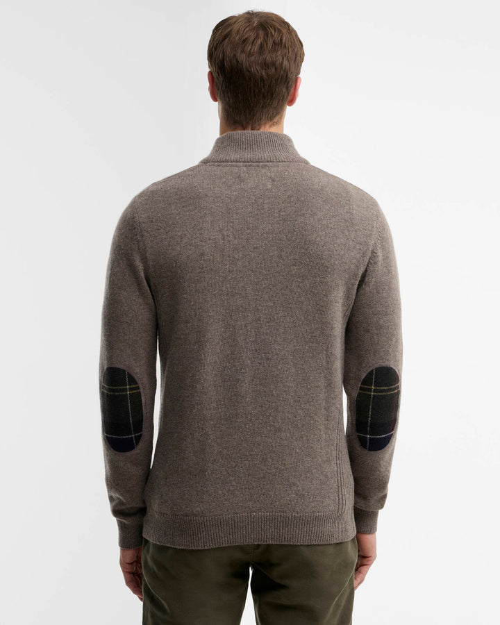 Barbour Holden Half Zip Knit Sweater - Military Marl