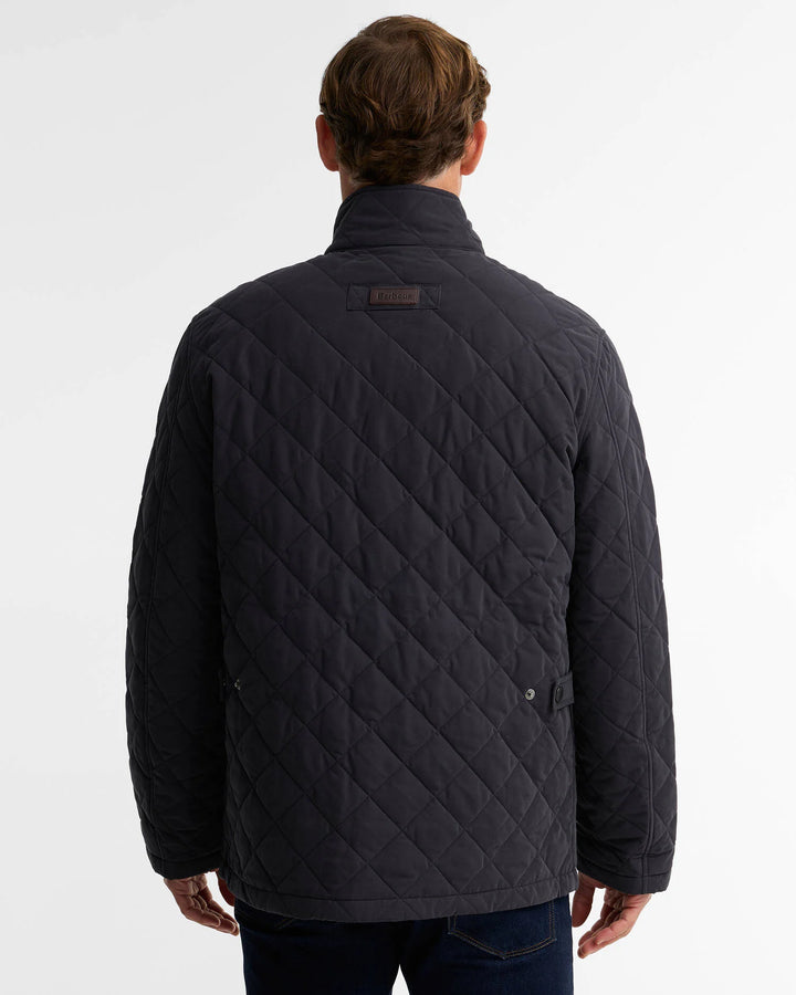 Barbour Shoveler Quilted Jacket - Classic Navy