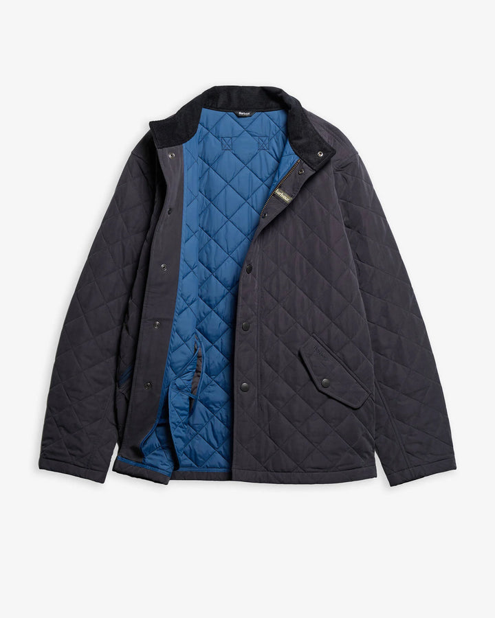 Barbour Shoveler Quilted Jacket - Classic Navy