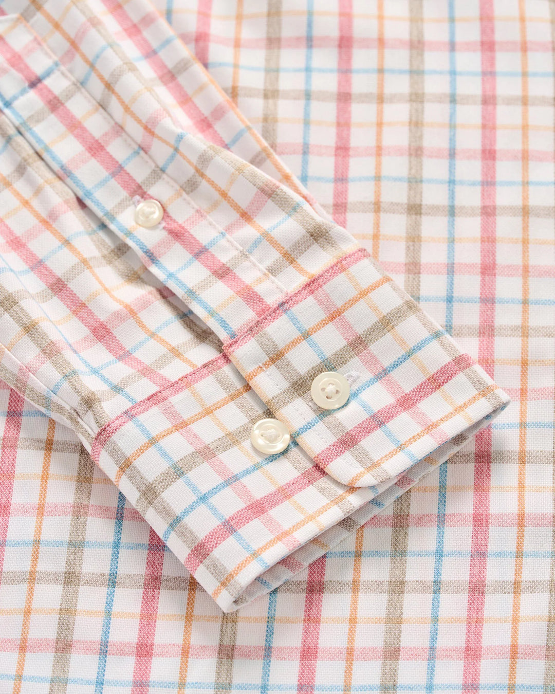 Johnnie-O Maarten Performance Button Up- Cinnamon