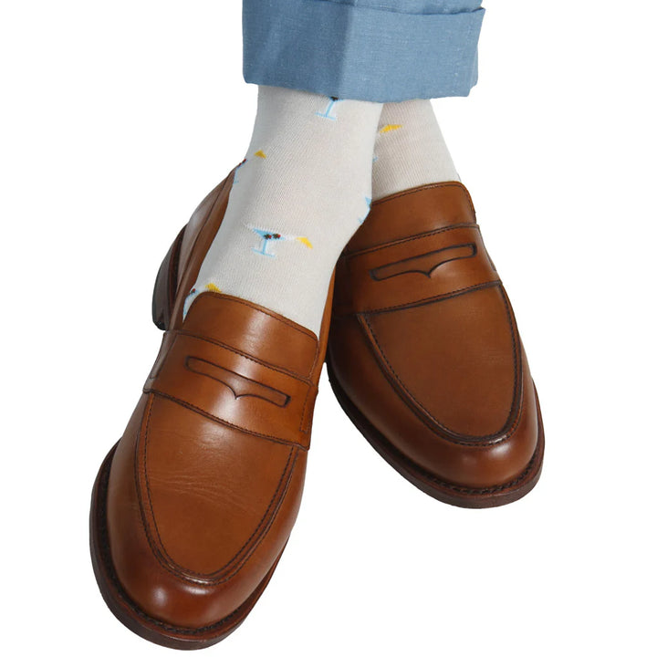The Shirt Shop Socks- Martini & Olives