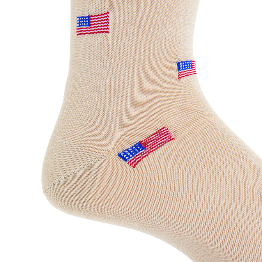 The Shirt Shop Socks - American Flag (3 Colors - 2 Lengths)