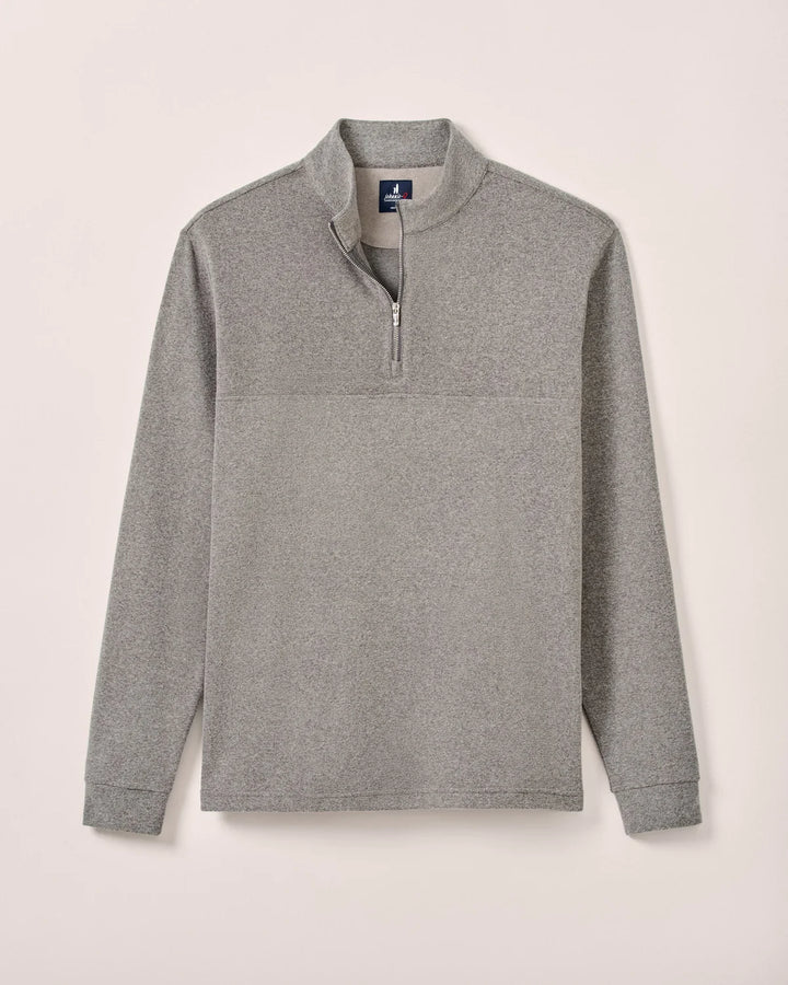 Johnnie- O Mikey Performance 1/4 Zip Pullover- Smoke