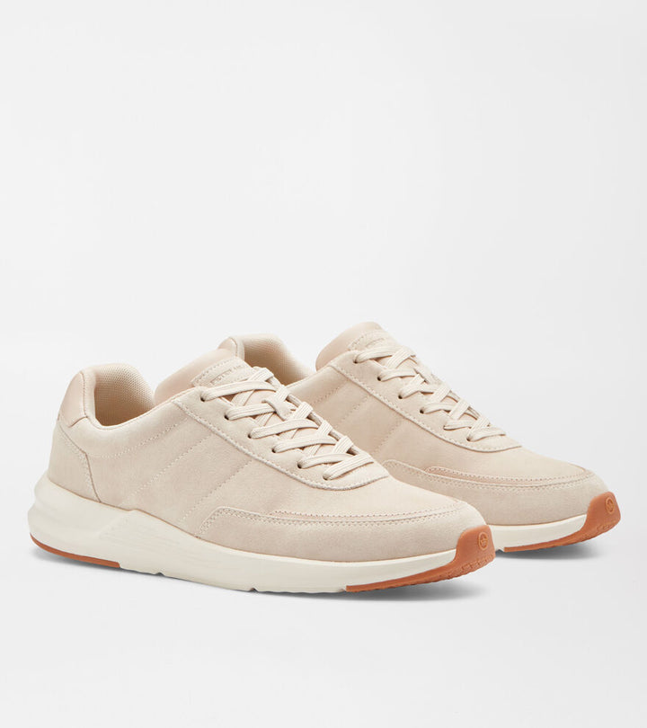 Peter Millar Journeyman Suede Sneaker- Stone