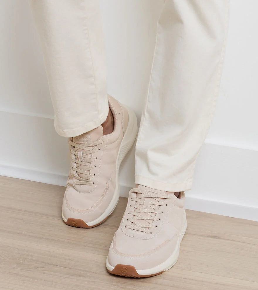 Peter Millar Journeyman Suede Sneaker- Stone