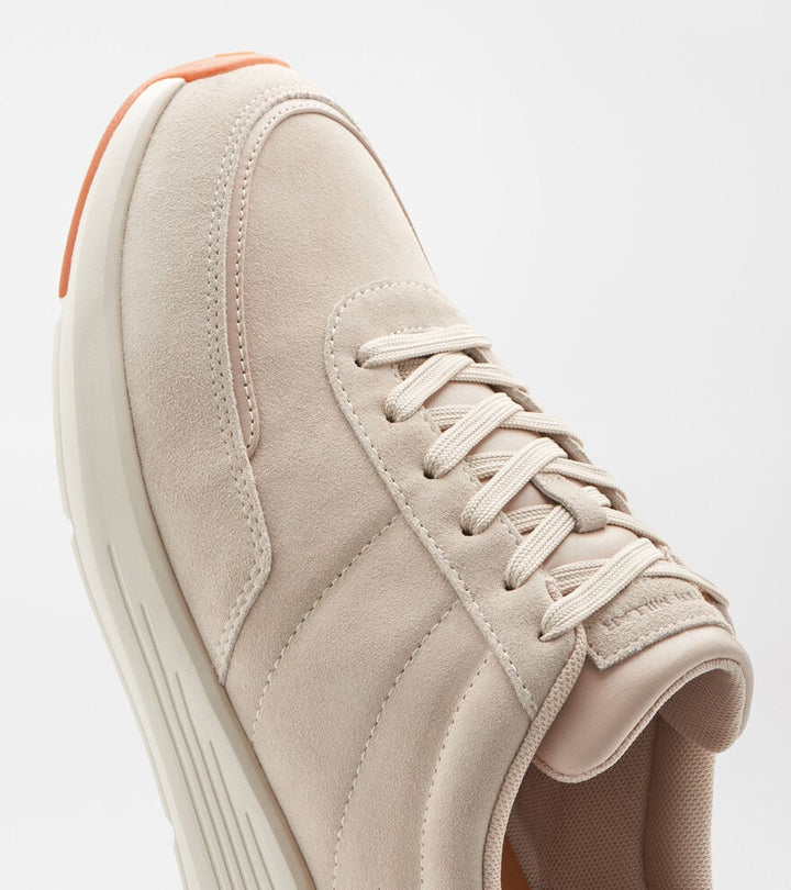 Peter Millar Journeyman Suede Sneaker- Stone
