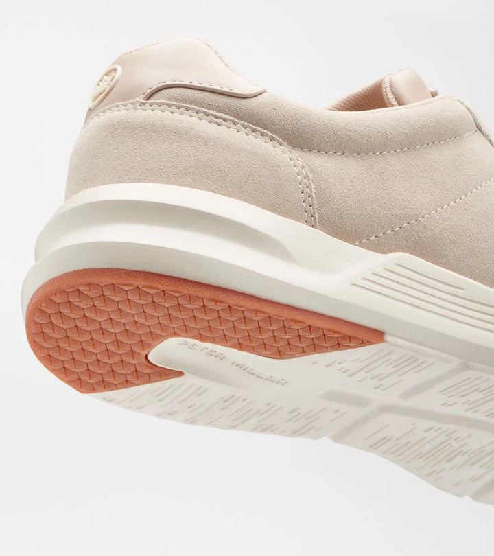 Peter Millar Journeyman Suede Sneaker- Stone