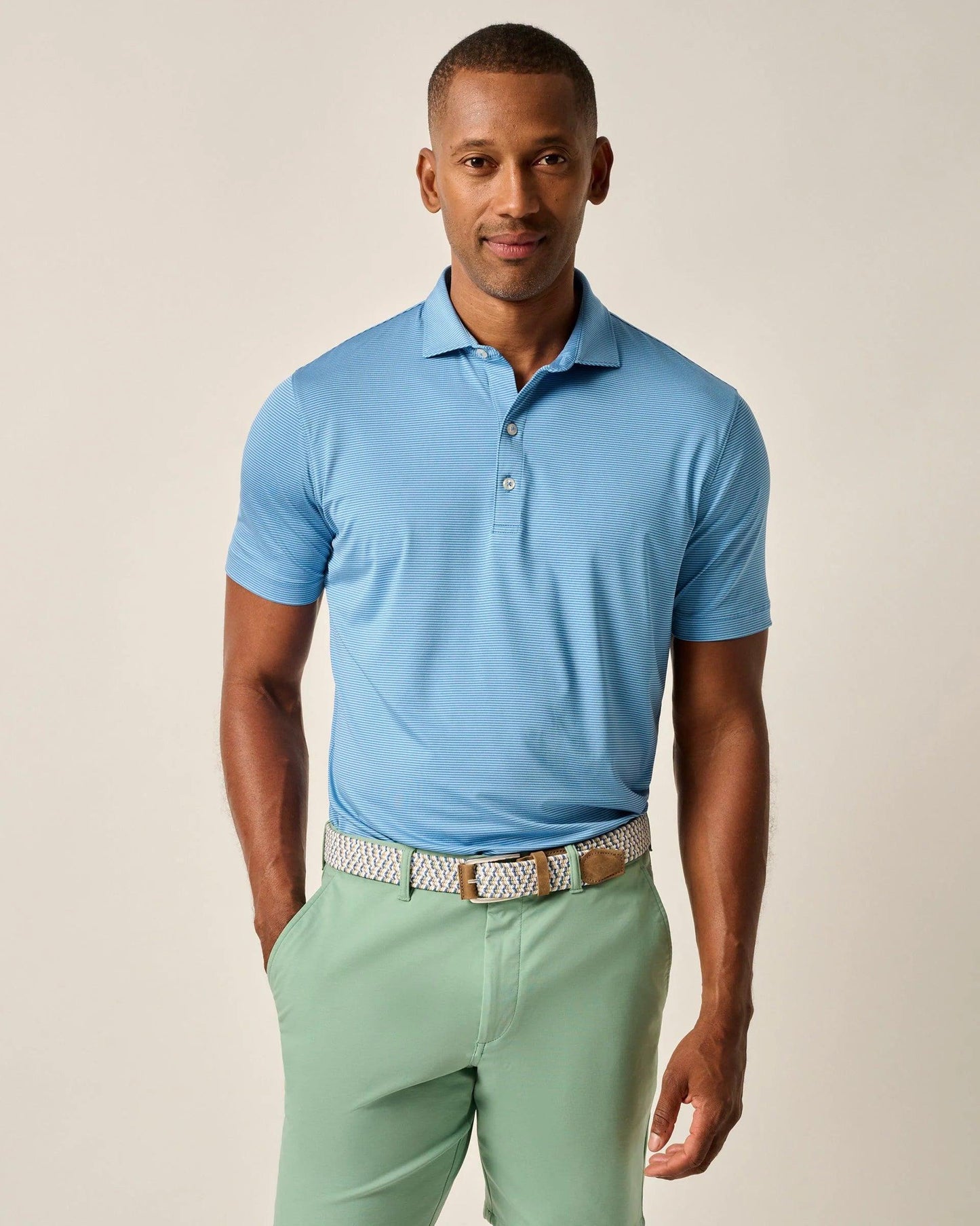 Johnnie-O Lyndonn Stripe Performance Polo (3 Colors)