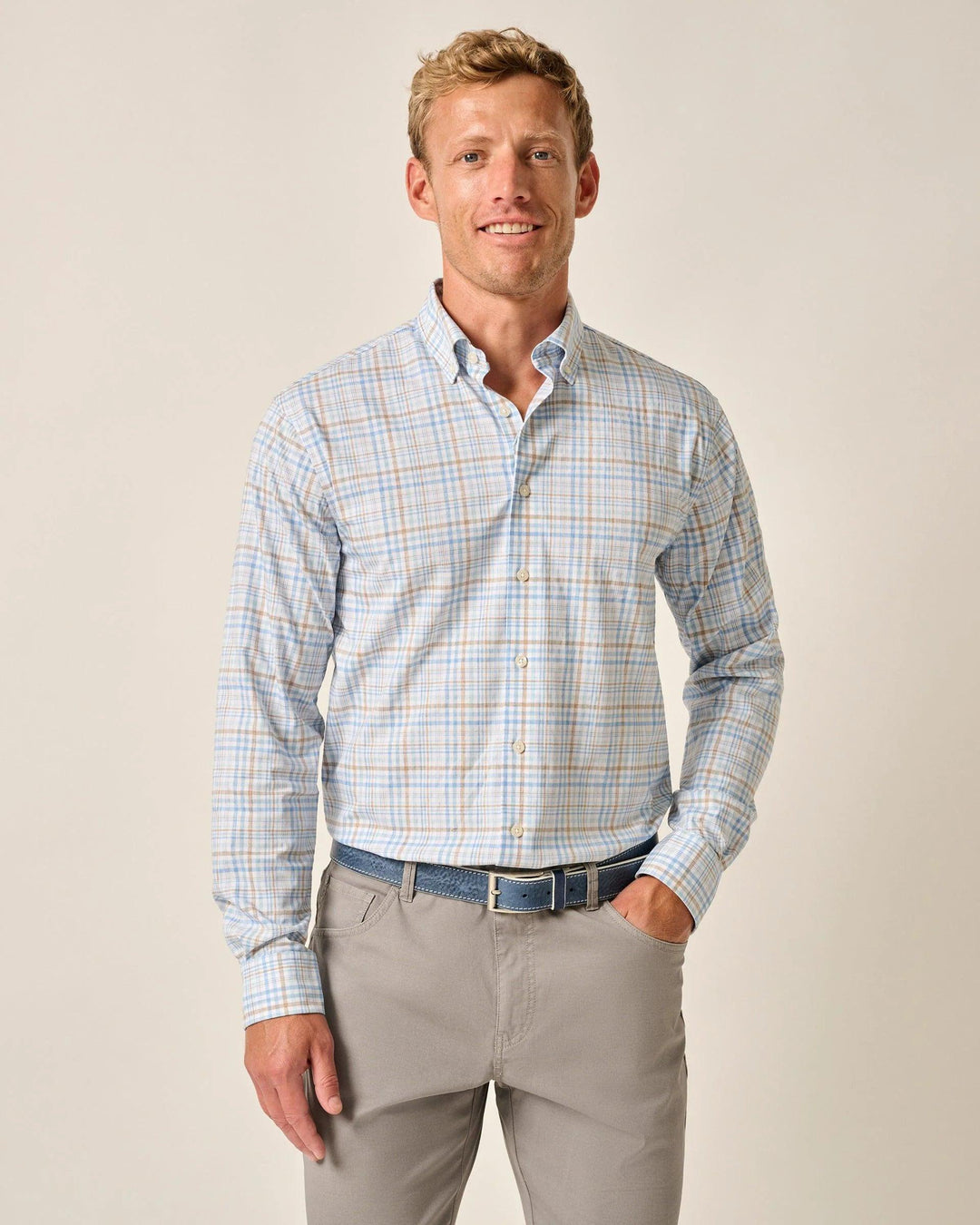 Johnnie-O Macks Performance Button Up