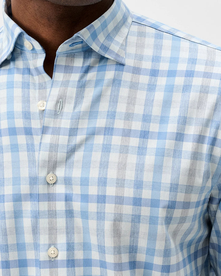 Johnnie-O Everyday Performance Button Down Shirt - Cay Exploded Gingham