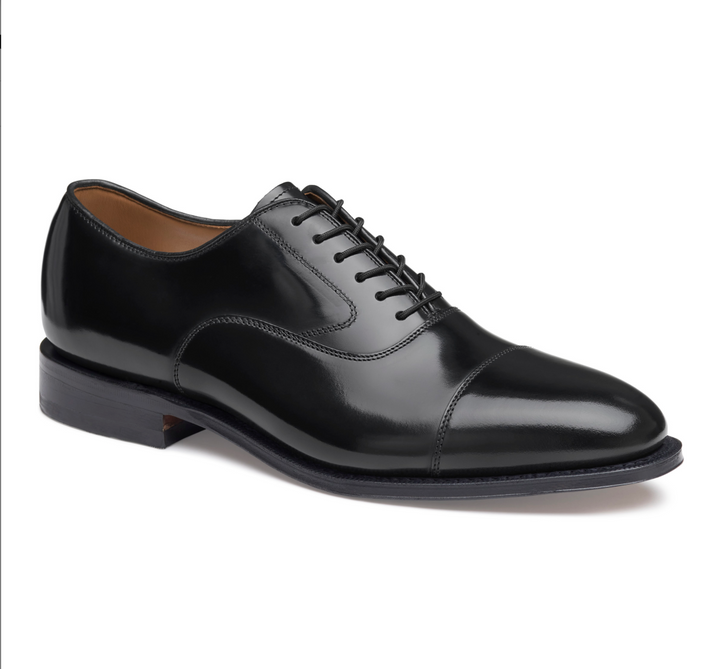 Johnston & Murphy Melton Cap Toe - Black