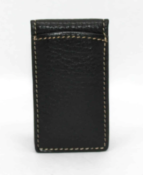 Torino Tumbled Leather Magnetic Money Clip (2 Colors)