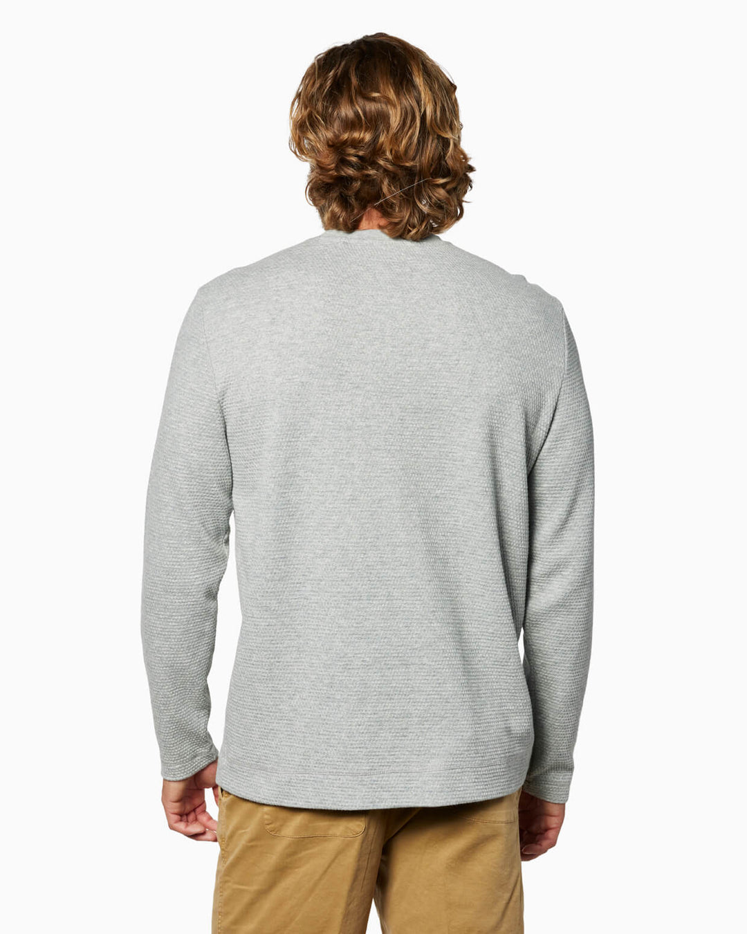 Toes on the Nose Tahoe Waffle Crew- Light Grey (Vault)