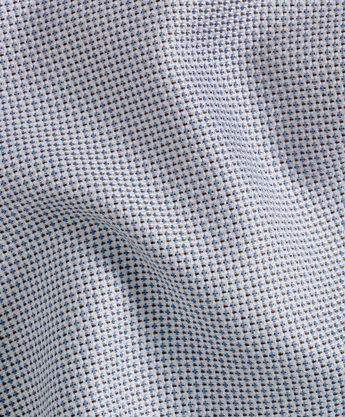 David Donahue Dune & Blue Micro Dobby Dress Shirt (Trim Fit)