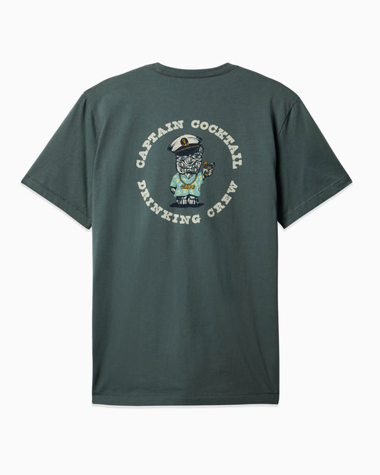 Toes on the Nose Drinking Crew Captain Cocktail T Shirt