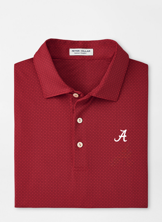 Peter Millar Crimson Tesseract Polo (Script A)