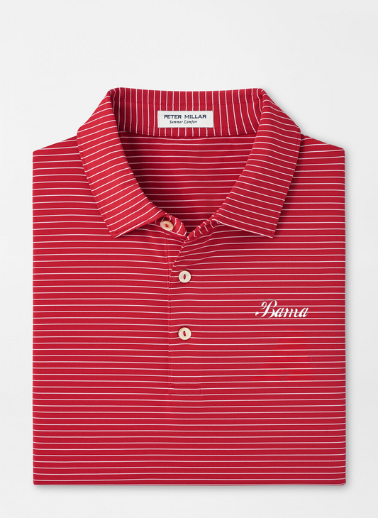 Peter Millar Crimson Hemlock Polo (Bama Script)