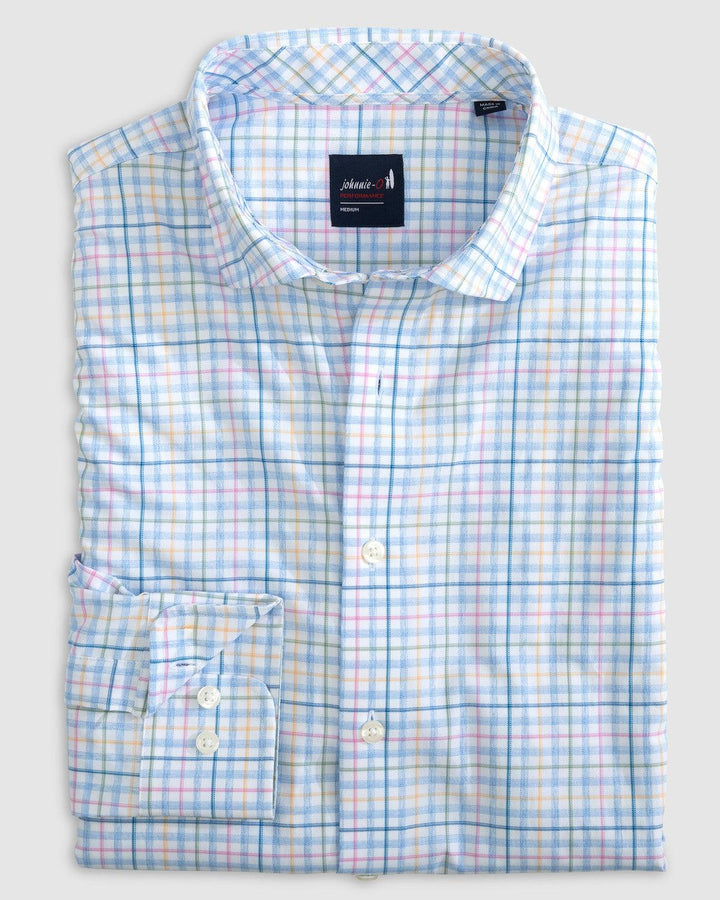 Johnnie-O Singleton Performance Button Up