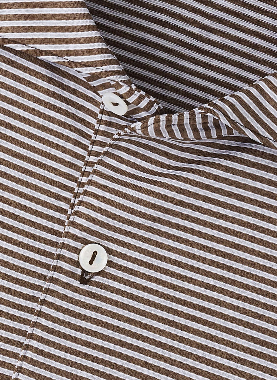 Peter Millar Ambrose Performance Jersey Polo- Antique Walnut