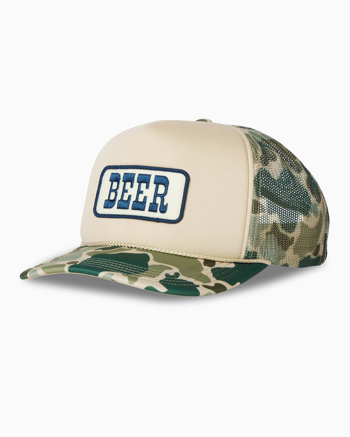 Toes on the Nose Beer Foam Hat- Camo