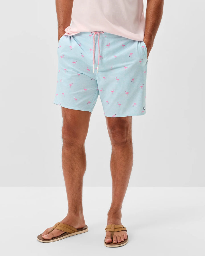Johnnie-O The Half Elastic 7" Surf Shorts- Caladesi