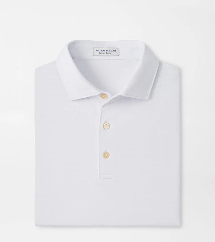 Peter Millar Clark Polo- White