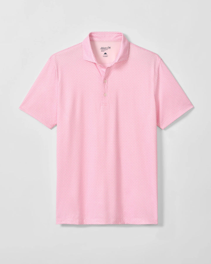 Johnnie-O Coupe Performance Jersey Polo- Lollipop