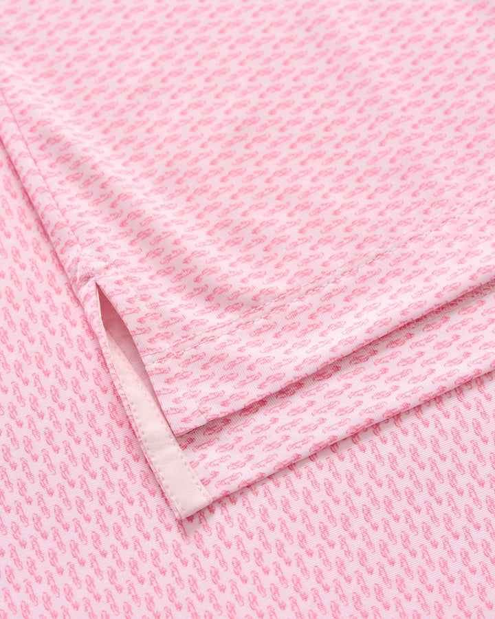 Johnnie-O Coupe Performance Jersey Polo- Lollipop