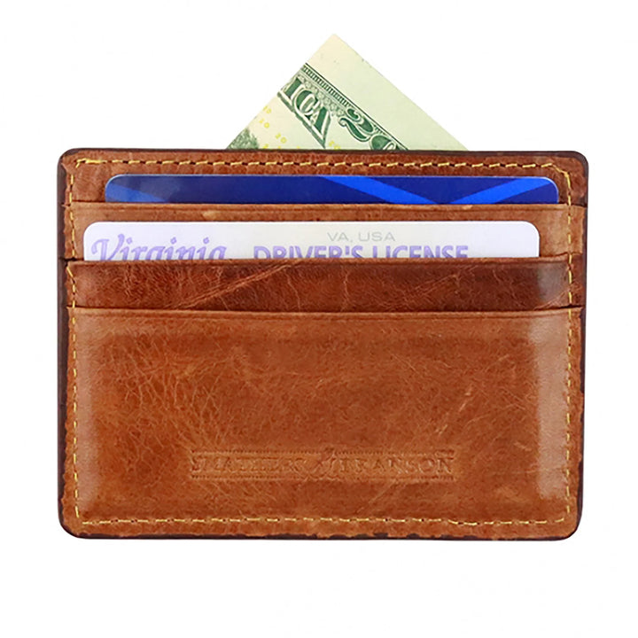Smathers & Branson Card Wallet- Dancing Bears (Dark Navy)