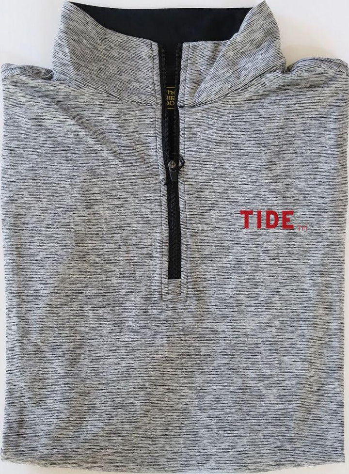 The Shirt Shop Denny Quarter Zip Vest- Black (Tide Block)
