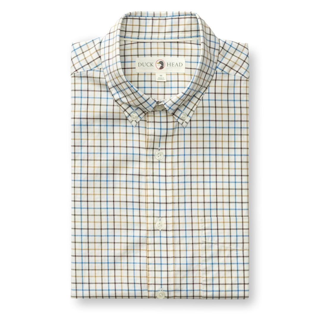 Duck Head Cotton Twill Sport Shirt - Joyner Plaid