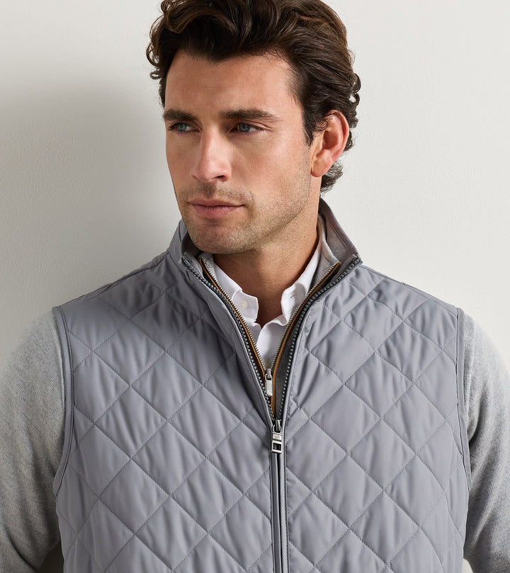 Peter Millar Essex Vest- Oslo Grey