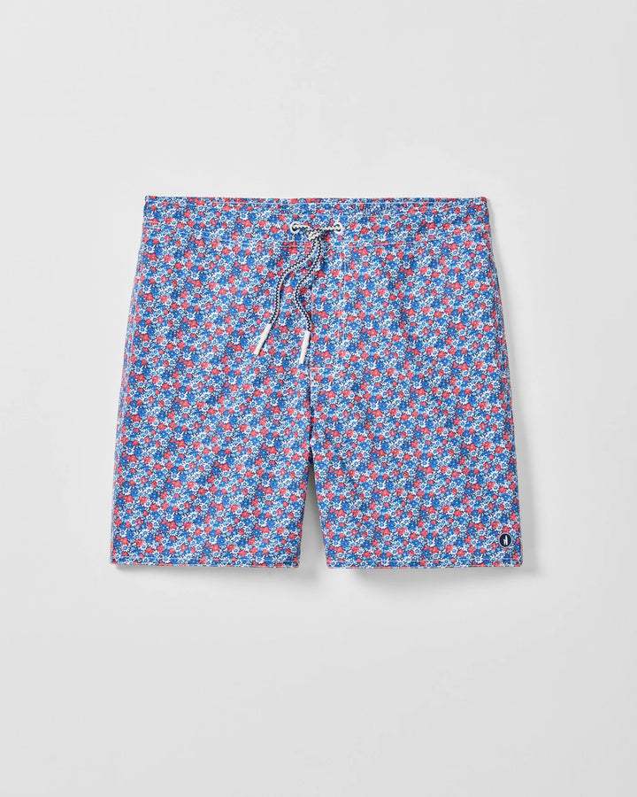 Johnnie-O The Half Elastic 7" Surf Shorts- Freesia