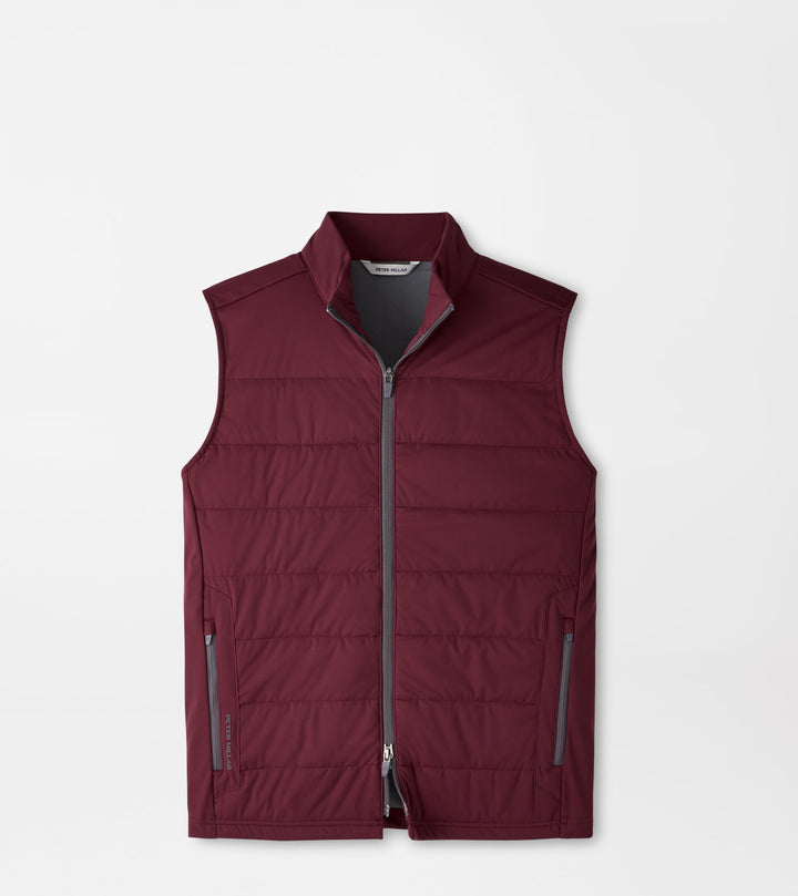Peter Millar Fuse Hybrid Vest- Bordeaux