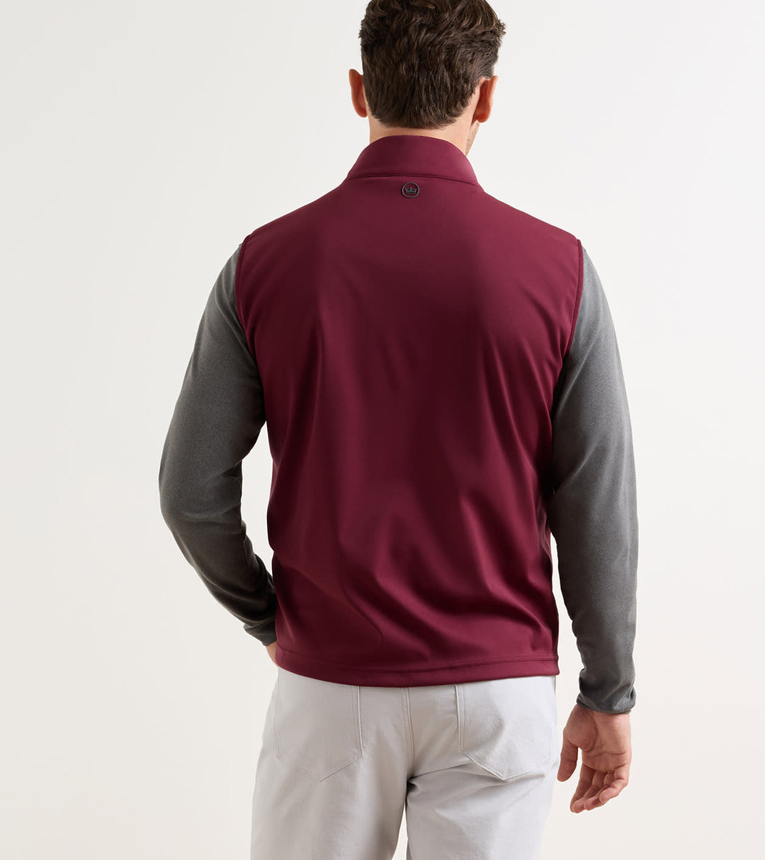 Peter Millar Fuse Hybrid Vest- Bordeaux