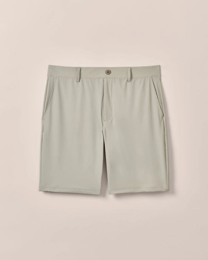 Johnnie-O Fusion Knit Performance Pull On Short- Quarry