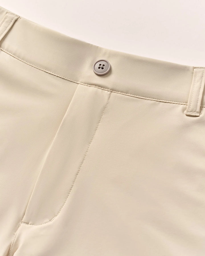 Johnnie-O Fusion Knit Performance Pull On Short- Stone