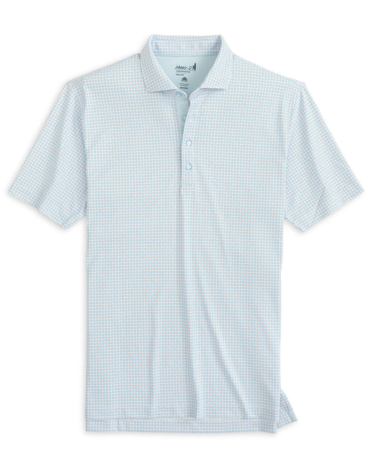 Johnnie-O Gilbert Short Sleeve Sport Shirt - White