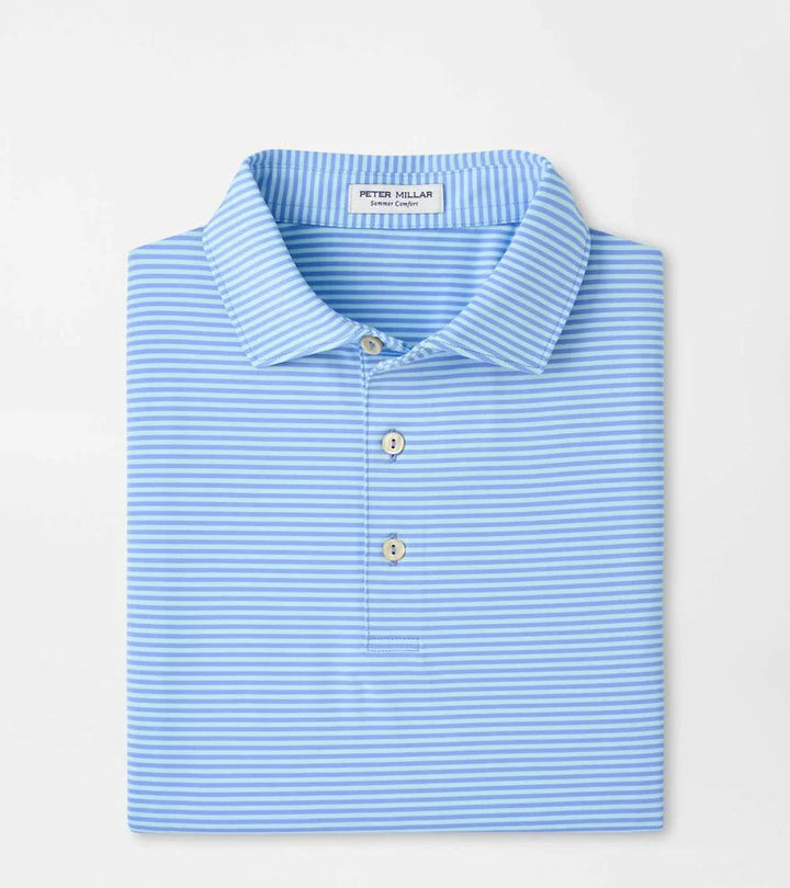 Peter Millar Hales Performance Jersey Polo- Bluebird
