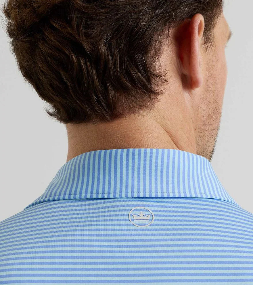 Peter Millar Hales Performance Jersey Polo- Bluebird