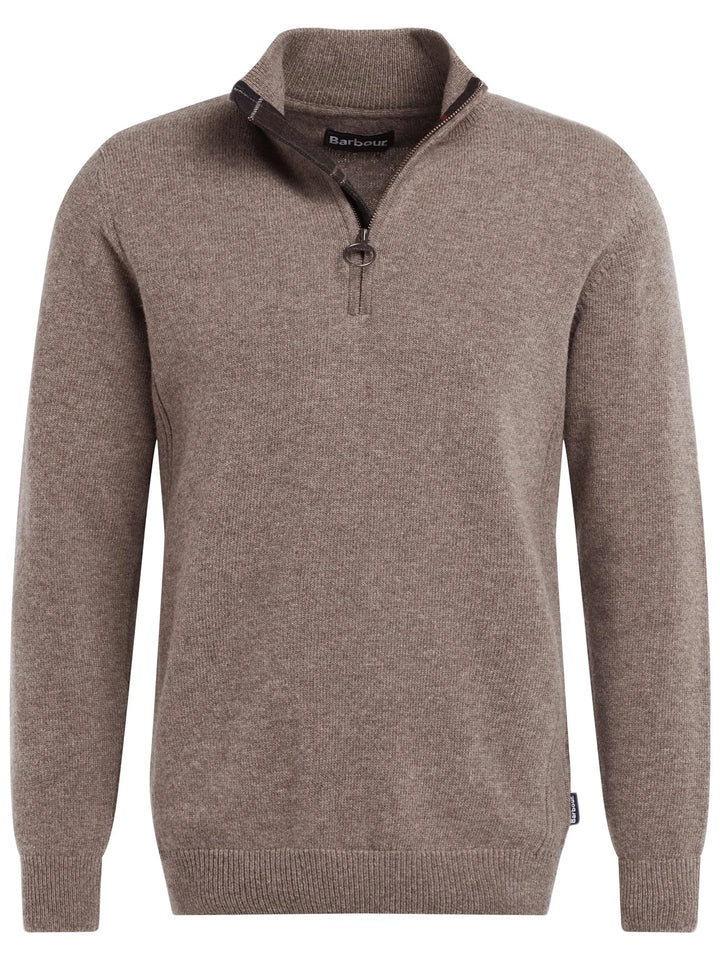 Barbour Holden Half Zip Jumper- Military Marl