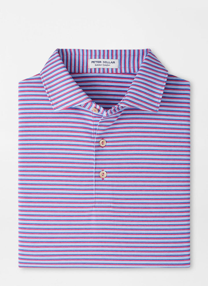 Peter Millar Lenway Performance Jersey Polo- Rosewood