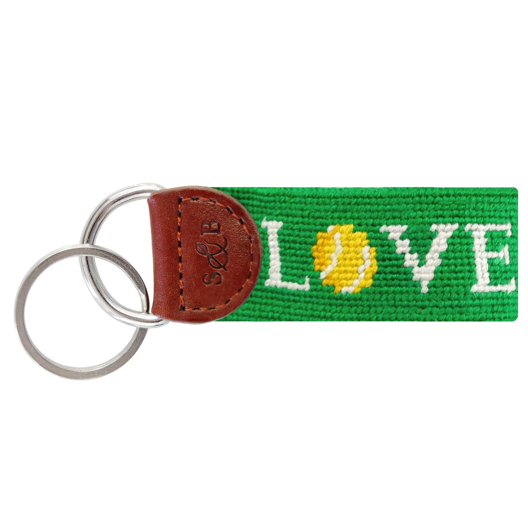 Smathers & Branson Key Fob- Love All (Dark Kelly)