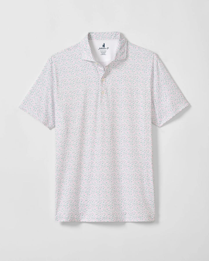 Johnnie-O Marietta Featherweight Performance Polo- Cilantro
