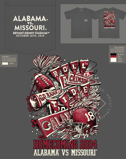 The Shirt Shop Alabama vs Missouri Gameday T-Shirt