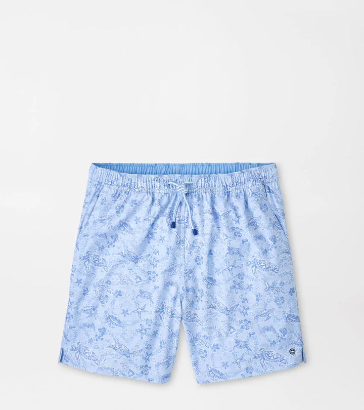 Peter Millar Oahu Swim Trunk- Stream Blue
