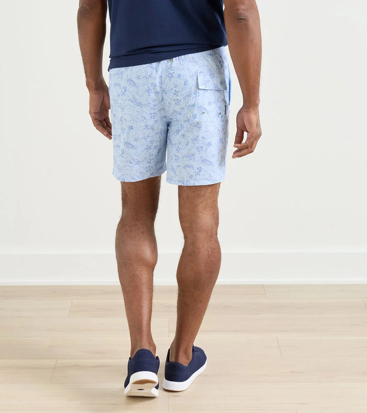 Peter Millar Oahu Swim Trunk- Stream Blue