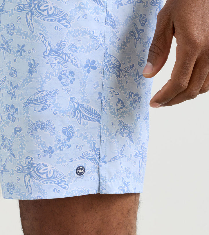 Peter Millar Oahu Swim Trunk- Stream Blue